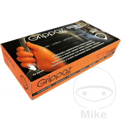Gants jetables orange Grippaz NBR - 50 pièces - vue 5