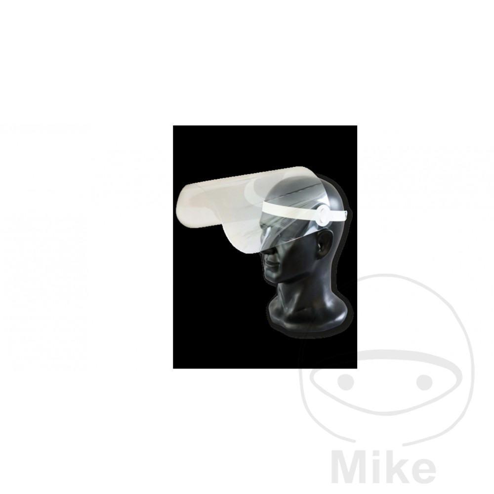 Visière de protection du visage blanc-transparent Secura - vue 2
