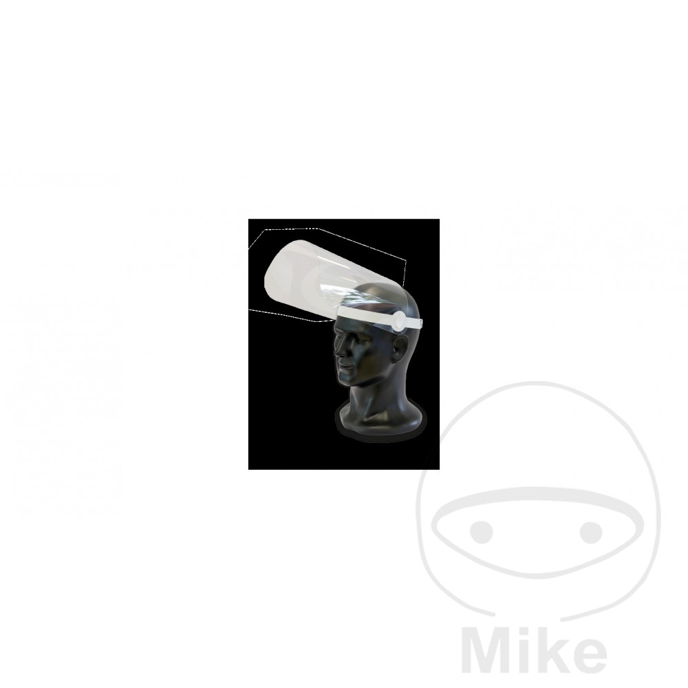 Visière de protection du visage blanc-transparent Secura - vue 3