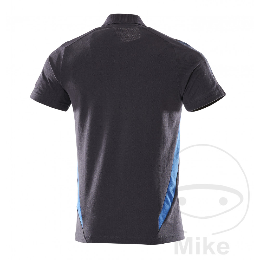 Polo-shirt Mascot MCT gris XL noir-bleu - vue 4