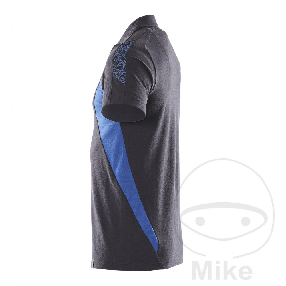 Polo-shirt Mascot MCT gris 2XL noir-bleu - vue 3