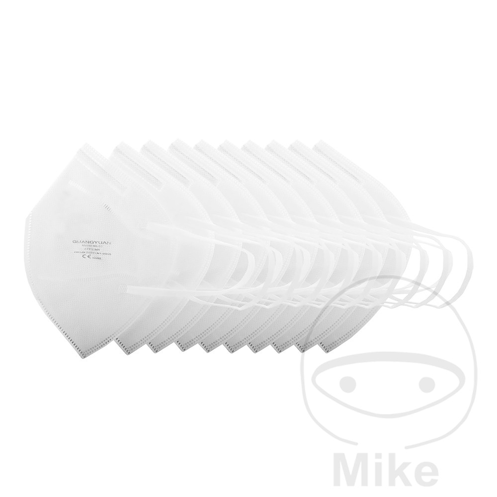 Masque filtrant poussières fines FFP2 INTERN paquet de 10 pièces - vue 3