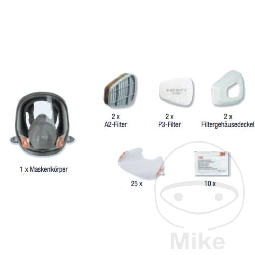 Kit de démarrage masque intégral L 3M - vue 2