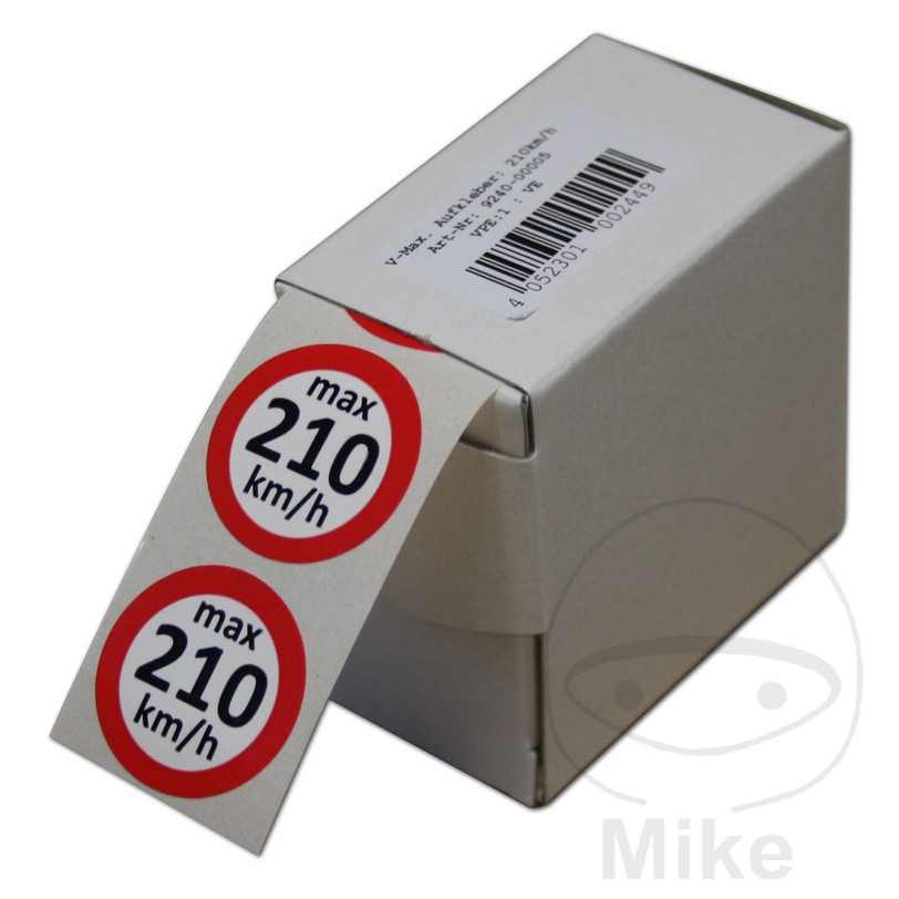 Sticker 160-240 km/h pack 6 boîtes de 100 pièces Eichner - vue 2