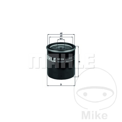 Filtre à huile Mahle OC534
