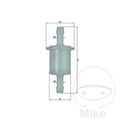 Filtre à carburant Mahle KL26 Alternative 3121654 - vue 2