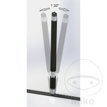 Barre de verrouillage Airline aluminium LG 1500-2200 mm - vue 4
