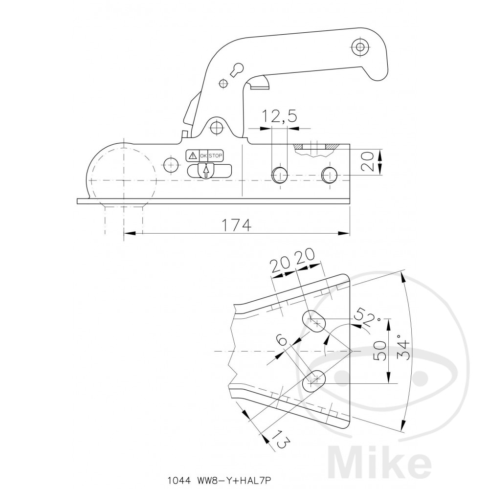 Embrayage Bierhake KGL 800KG WW8Y - vue 2