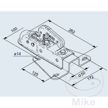 Embrayage Bierhake KGL 750KG AK75V/A 50MM - vue 2