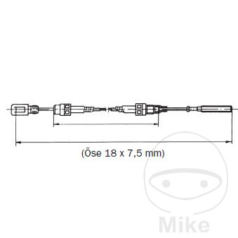 Câble de frein Bünte Knott longueur 1200 mm - vue 4