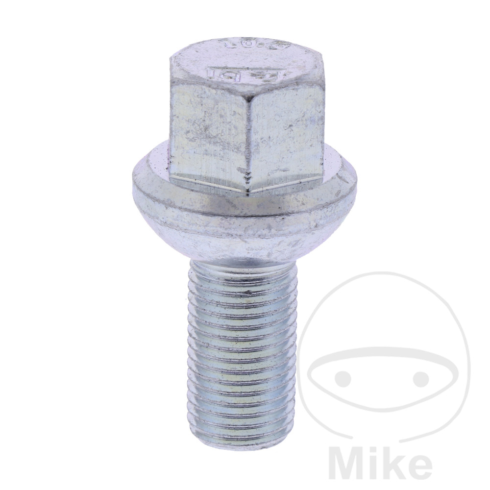 Goujon de roue M14x1.5x25 collerette 19 argenté SCC Fahrzeugtechnik - Paquet de 10 pièces