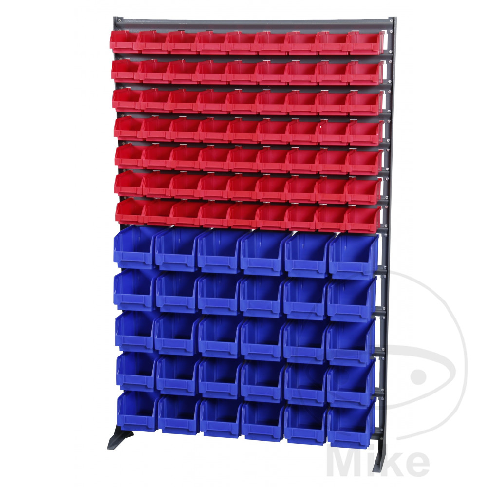 Regalsystem 63/30-compatment m red/blue lagerboxen 8525-1