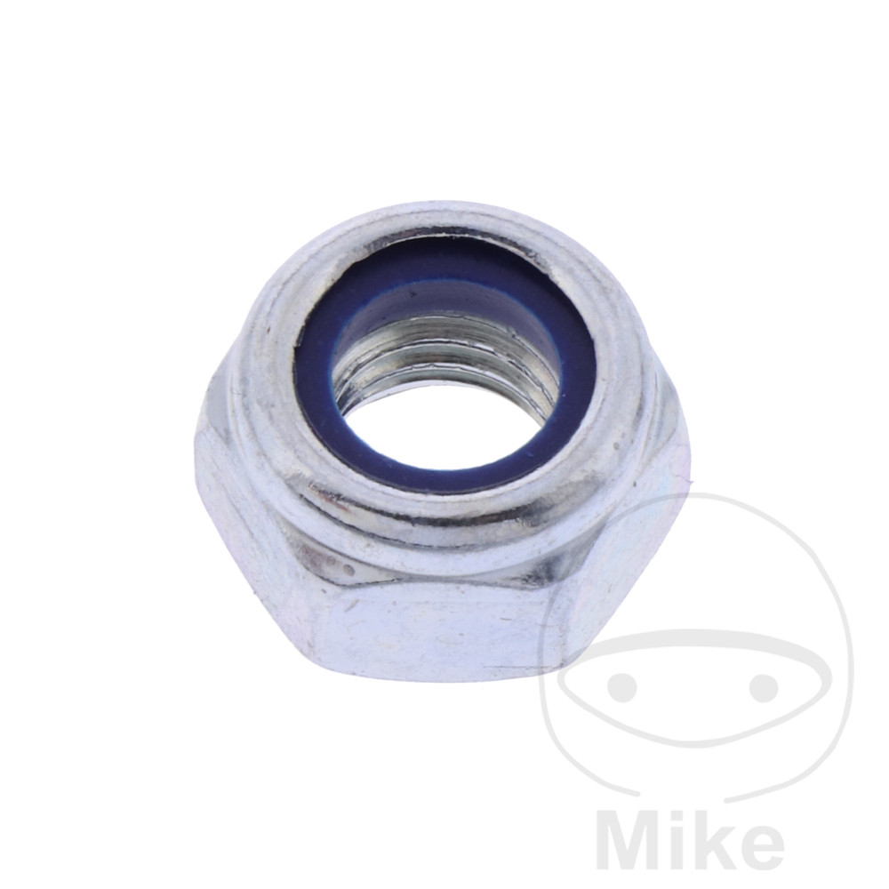 Écrous hexagonaux Nylstop zingués M8 DIN 9 JMP - Paquet de 10 pièces - vue 2