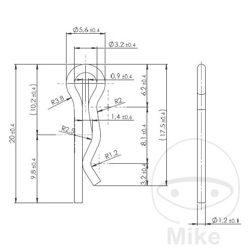 Goupille à ressort A2 JMP - Pack de 10 pièces - vue 2