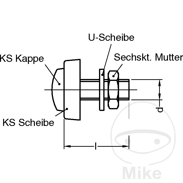 Vis pour SCHIL 5X20WEIS Pack de 100 pièces - vue 2