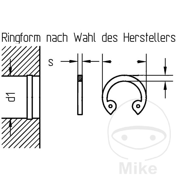 Bagues de sécurité 30x1.2 472 Dresselhaus - Pack de 15 pièces - vue 2