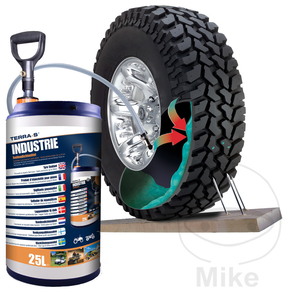 Terra-S Industrie Mastic d'étanchéité pour pneus 25 litres PUMP51903 - vue 4