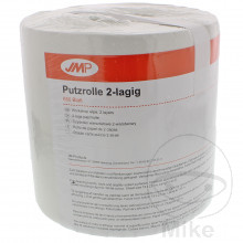 Rouleau de papier de nettoyage 2-plis JMP Blanc avec poignée - vue 2