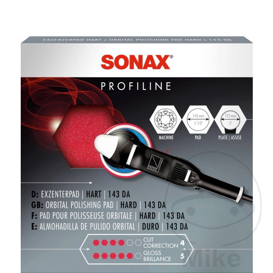 Tampon excentrique 143 mm Sonax Dur - vue 2