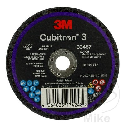 Disque à tronçonner 75x1,6x9,55 ST Cubitron III 3M