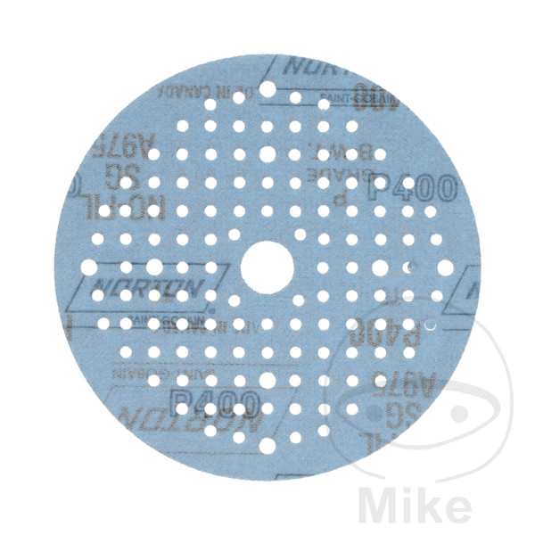 Disque abrasif Velcro 125 K120 prise auto-adhésive 181L Multi-Air Norton - vue 2