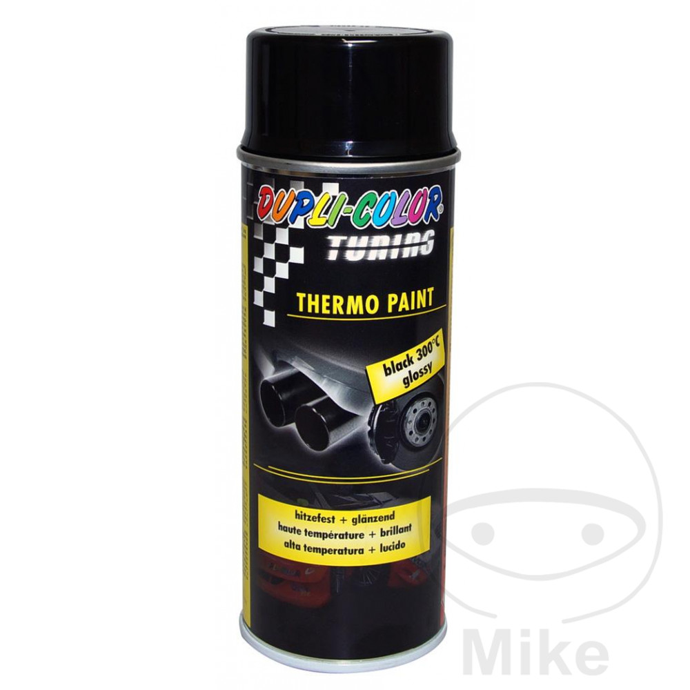 Peinture spray noir brillant 400 ml Dupli Color Thermo Paintable 300°C