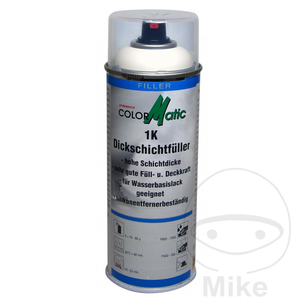 Apprêt acrylique monocomposant 400 ml Dupli Color HG1 blanc