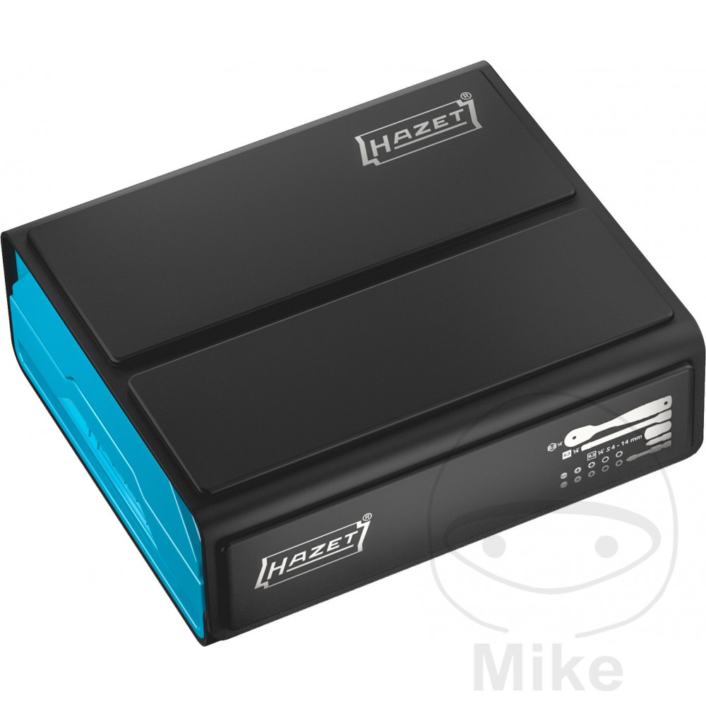 Jeu de clés à douille 1/4Z 50 pièces Hazet Smart CASE - vue 2