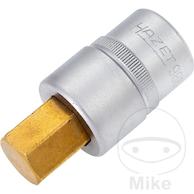 Douille hexagonale Hazet 1/2 pouce 17 mm Longueur 60 mm
