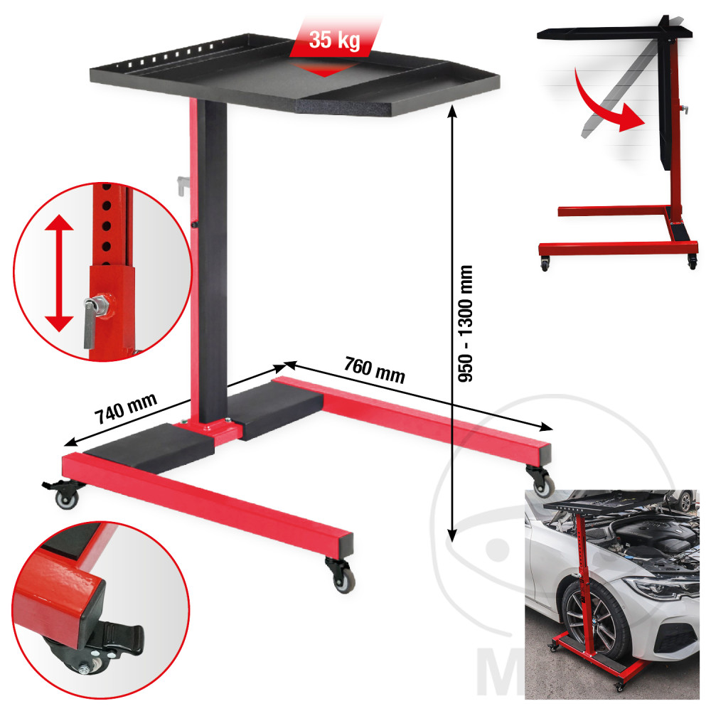 Table de travail mobile KS Tools Ablagetisch - vue 2