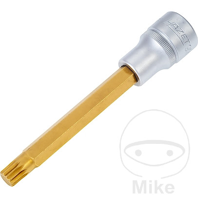 Hazet Embout multi-dent 1/2 pouce M10 Longueur 120 mm