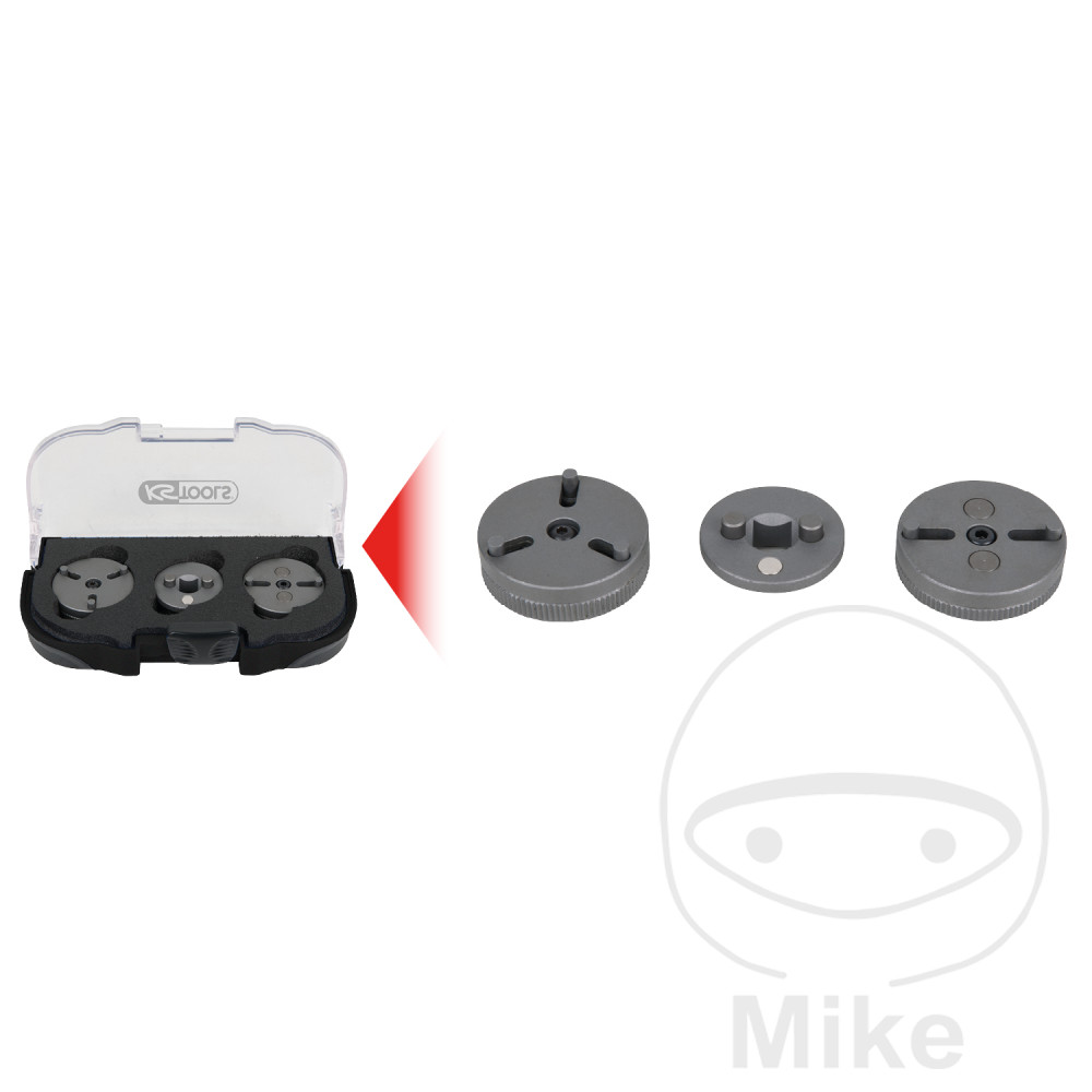 Jeu d'adaptateurs de piston de frein KS Tools - vue 2