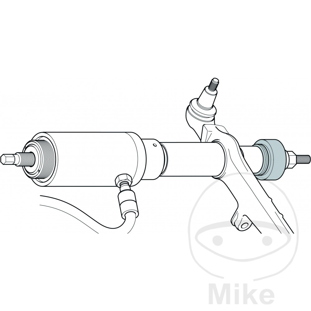 Adaptateur Record pour vérins hydrauliques avec joint tori Gedore Automotive - vue 2
