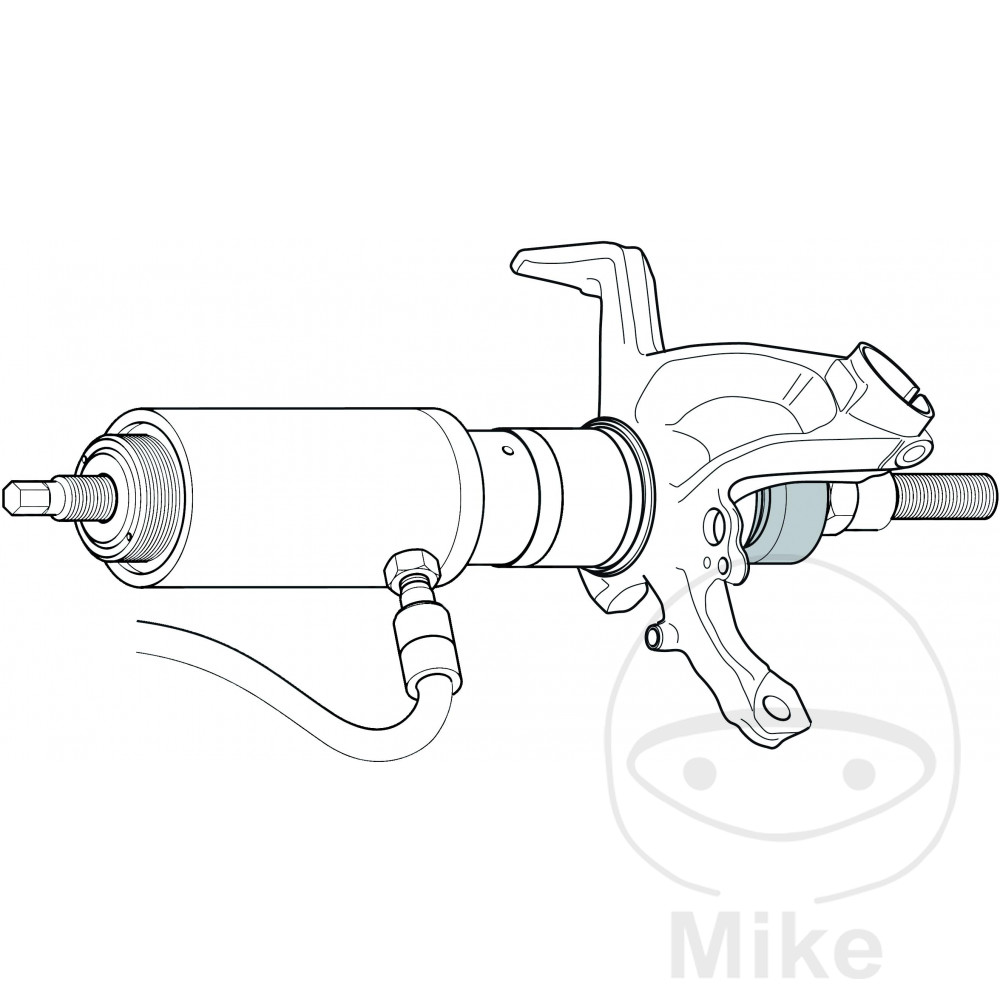 Adaptateur Record pour vérins hydrauliques avec joint tori Gedore Automotive - vue 3