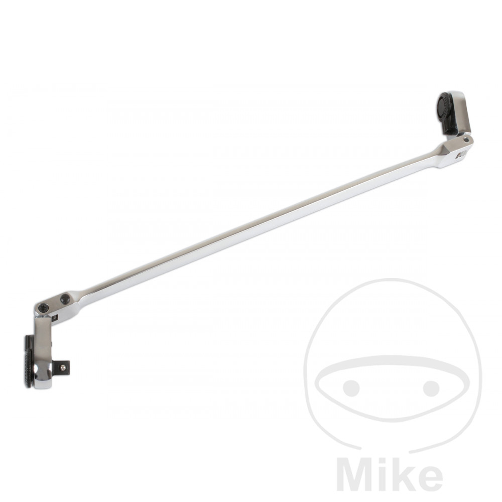 Clé à cliquet articulée HBT 1/4 avec embouts 6 pans + 4 pièces - vue 3