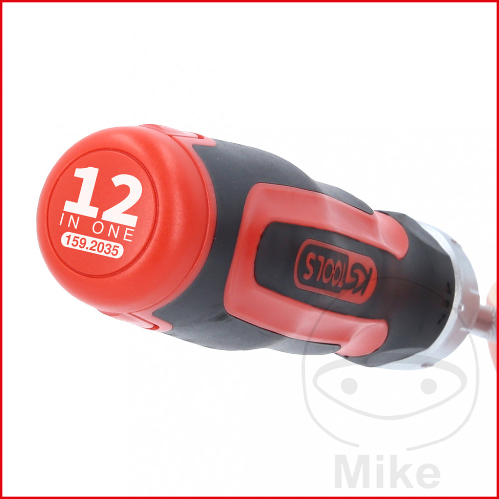 Tournevis 12-en-1 pour embouts cliquet KS Tools - Jeu de 13 pièces - vue 2