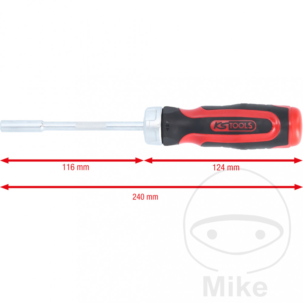 Tournevis 12-en-1 pour embouts cliquet KS Tools - Jeu de 13 pièces - vue 10