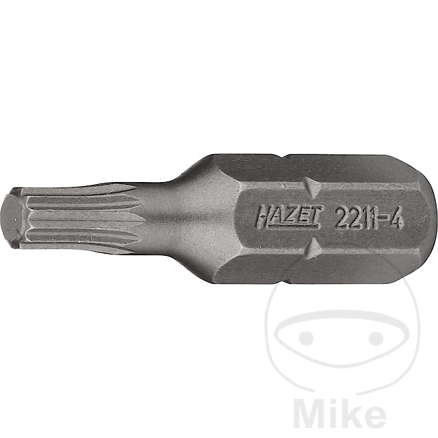 Embout de vissage Hazet M4 1/4 longueur 25 mm hexagonal