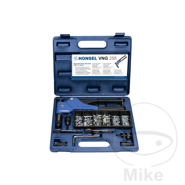 Pince à riveter Honsel VNG255 avec assortiment - vue 2