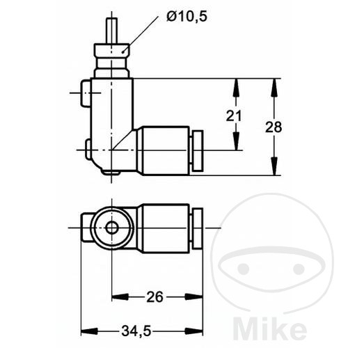 Valve de décharge EV 3 blanc pour pressostat MDR 3 - vue 2