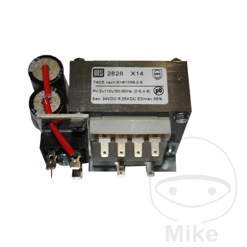 Transformateur 24V 6.25A avec redresseur Nussbaum 118035