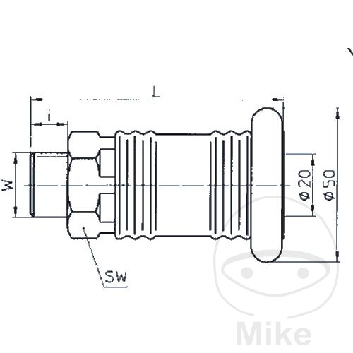 Embrayage EWO R 1/2 po A - vue 2