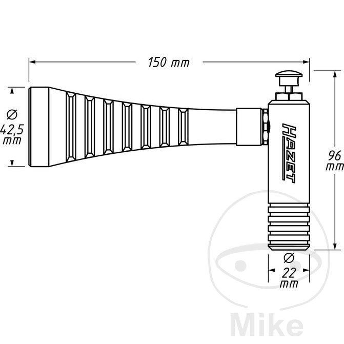 Pistolet de soufflage turbo Hazet 9040T-1 - vue 2