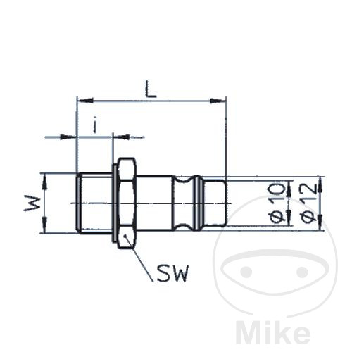 Raccord mâle extérieur 1/8 EWO - vue 2
