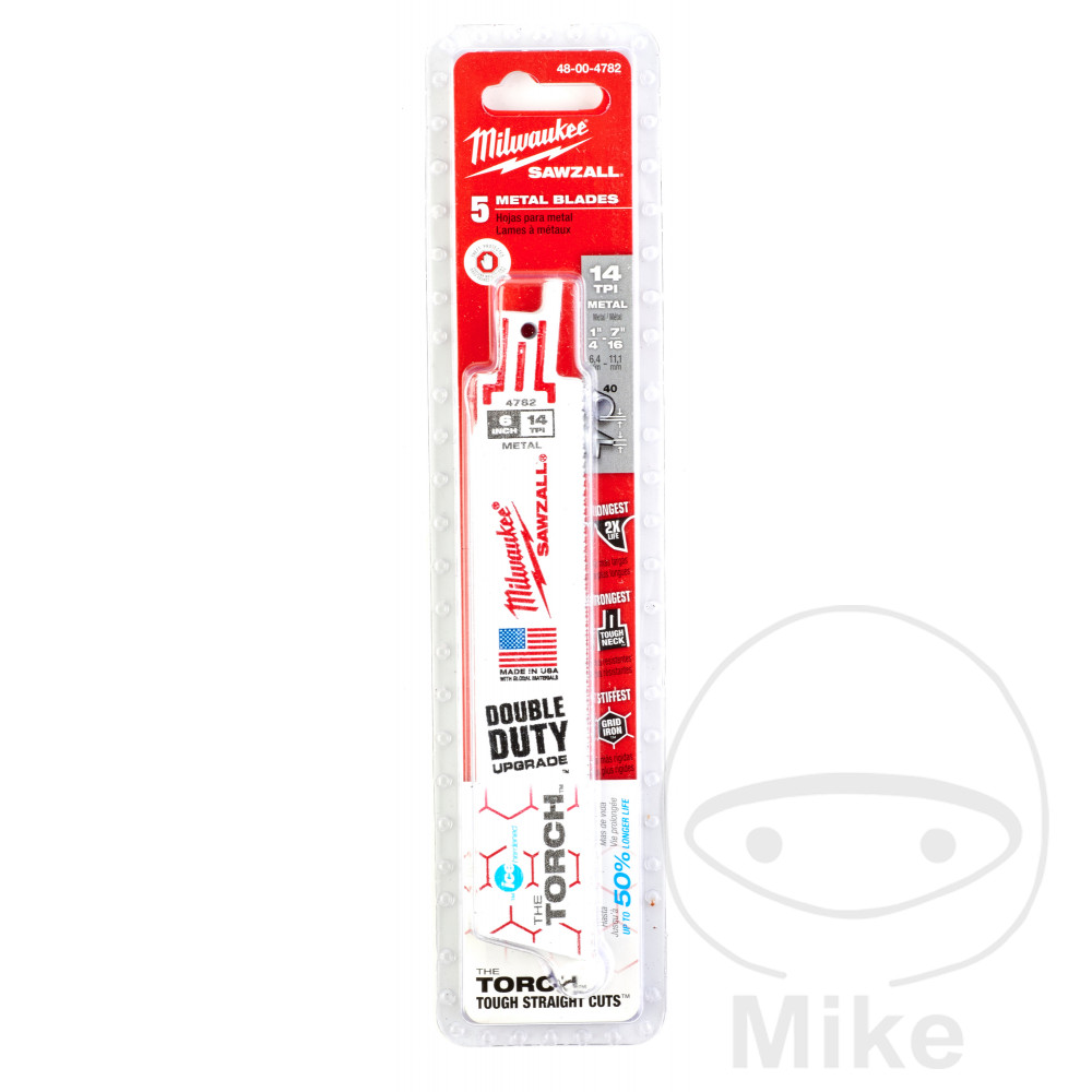 Lame de scie sabre 150X1.8 mm HD pour Metall 3-10 mm VE5 - vue 2