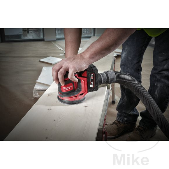 Ponceuse excentrique sans fil 18V M18 BOS125-502B Milwaukee - vue 3