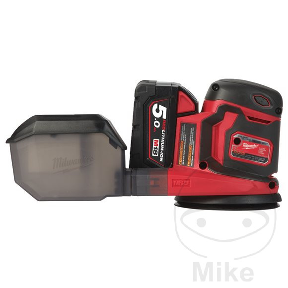 Ponceuse excentrique sans fil 18V M18 BOS125-502B Milwaukee - vue 6