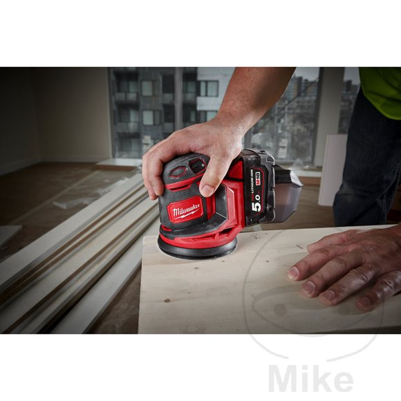 Ponceuse excentrique sans fil 18V M18 BOS125-502B Milwaukee - vue 7