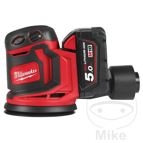 Ponceuse excentrique sans fil 18V M18 BOS125-502B Milwaukee - vue 8
