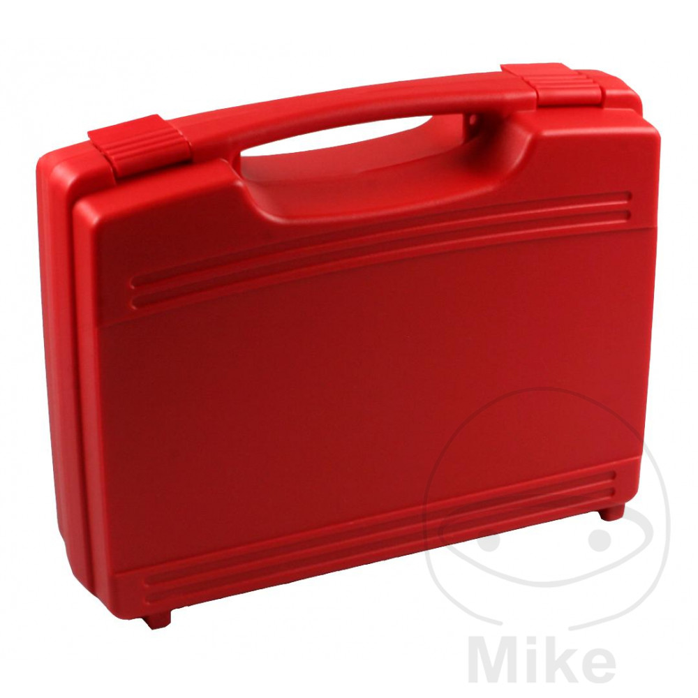 Valise en plastique rouge Busching 260x210x76 mm avec insert - vue 2